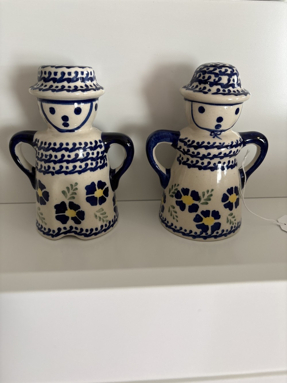 Polish Pottery Salt and Pepper Shakers
