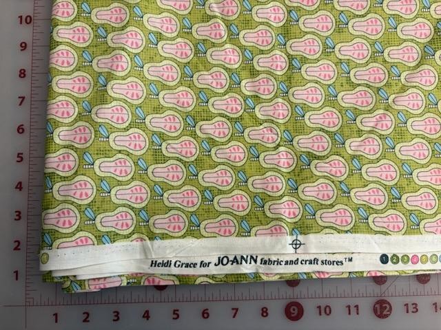 Heidi Grace Joann Cotton Fabric - Pears
