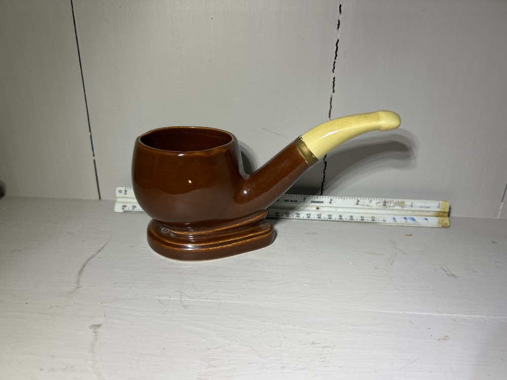 Vintage Ceramic Pipe Shaped Coffee Cup