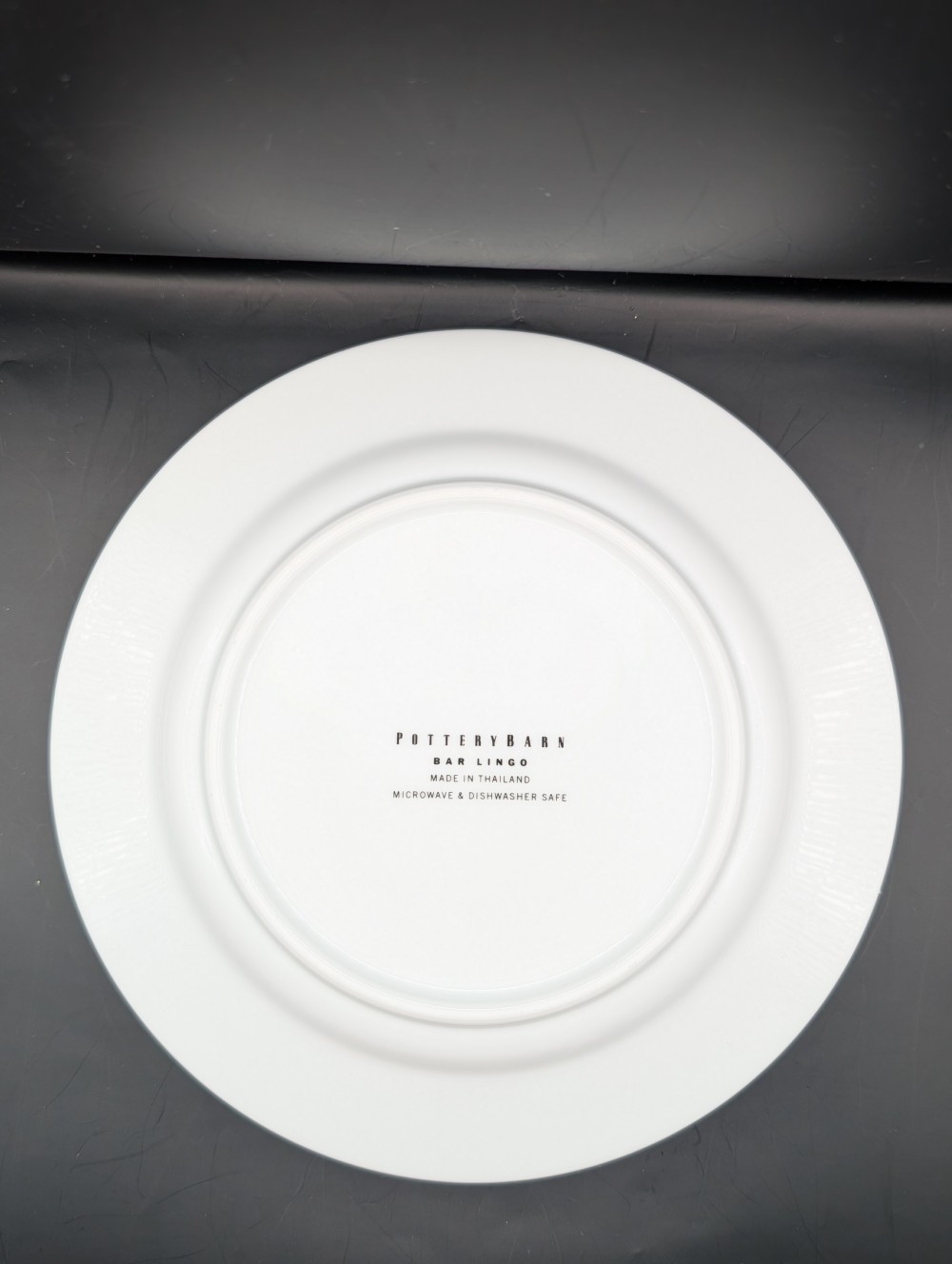 Pottery Barn Bar Lingo plates s/6