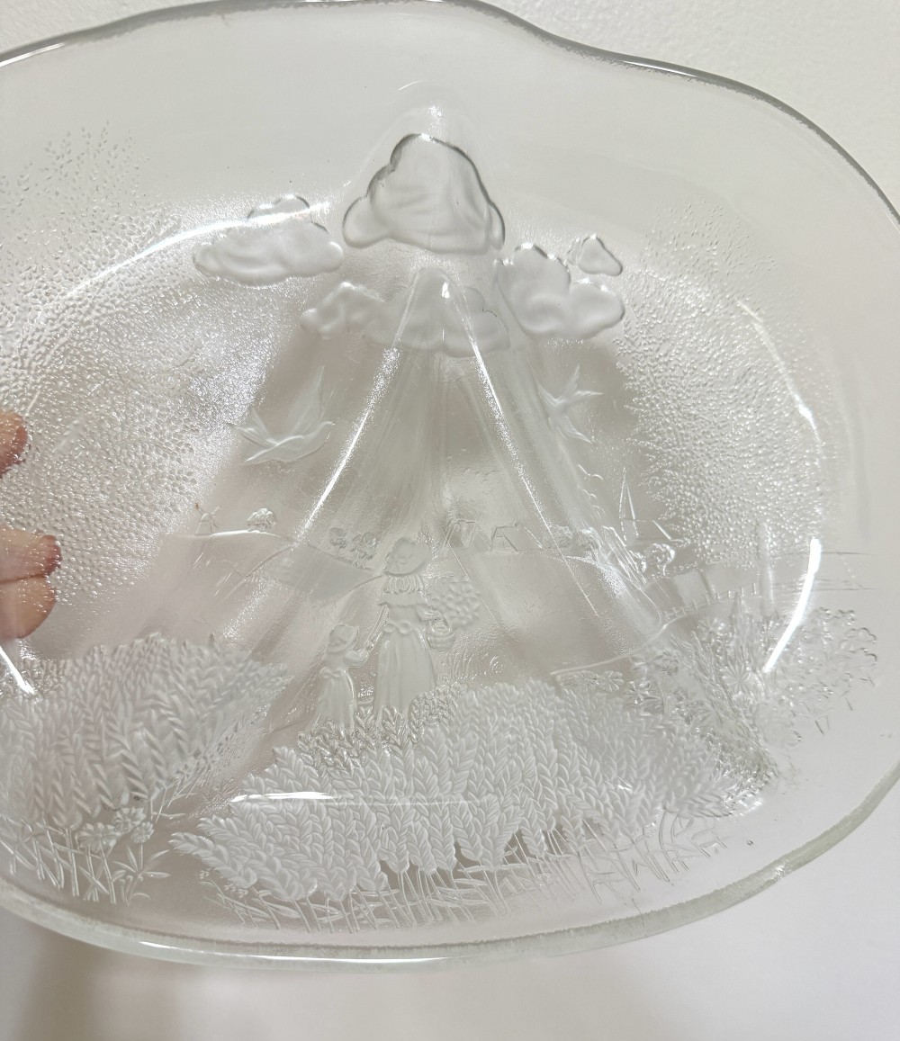 Mikasa walther glass divided dish