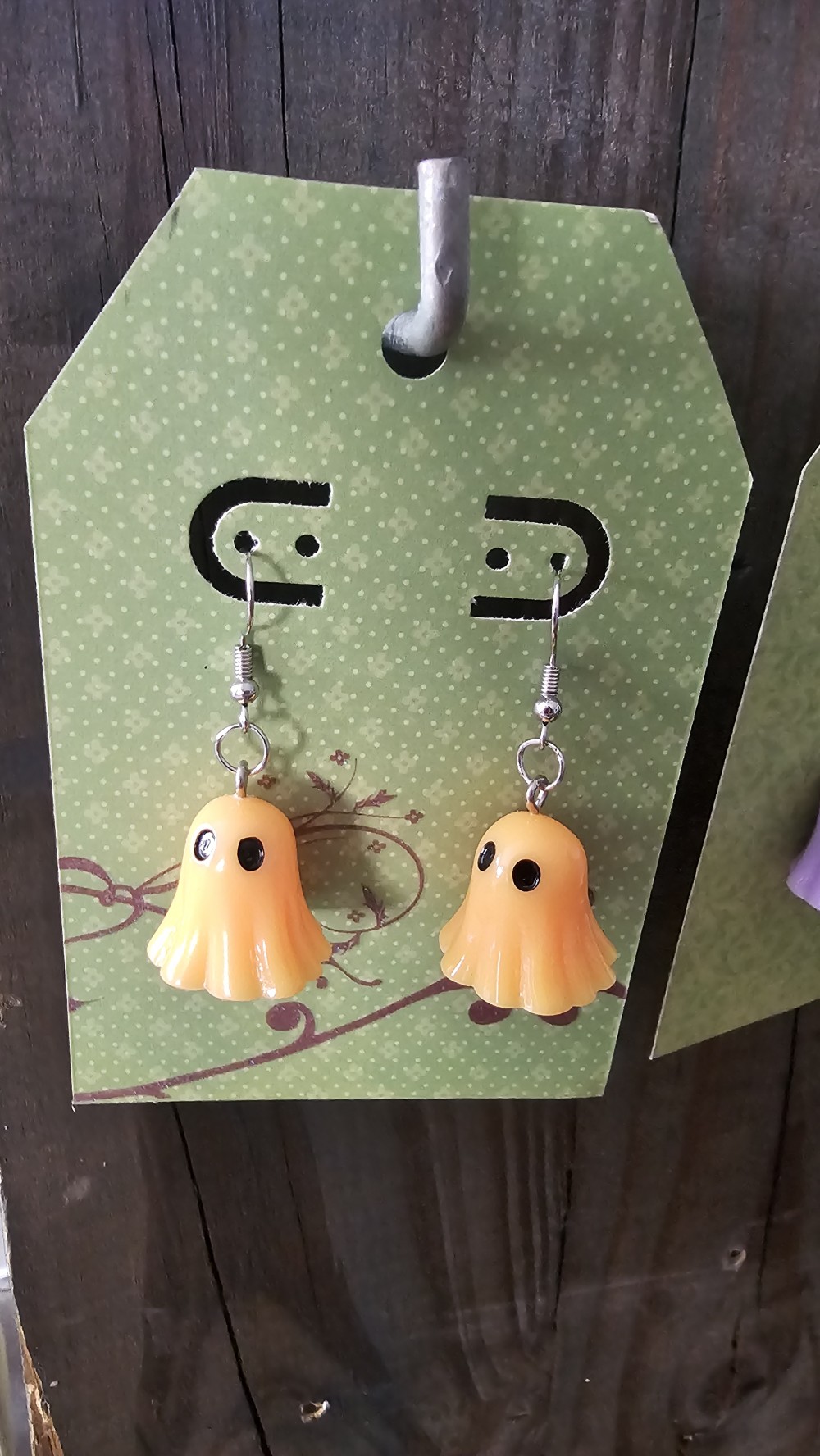 Ghost earrings (Orange)