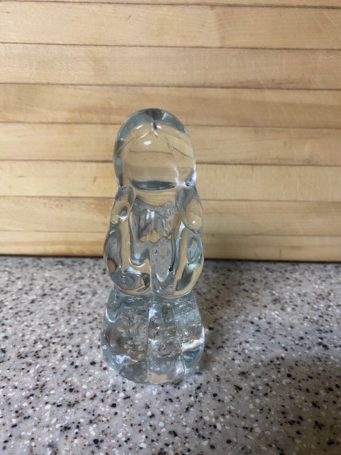 Hand Blown Heavy Glass Angel