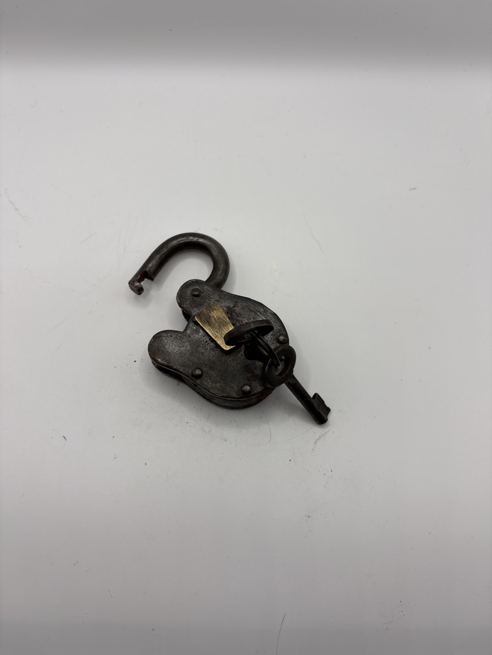 Small Iron Padlock ~2.5 inch x 1.5 inch