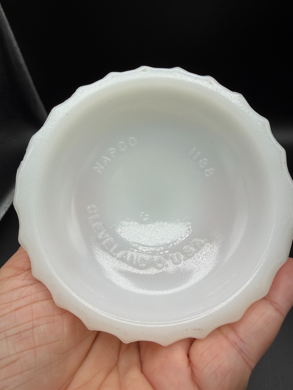 Milk Glass Vase by Napco