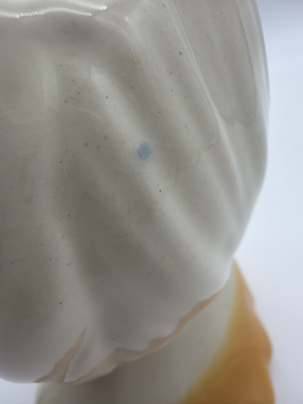 Vtg Gold Trim Lady Head Vase Japan