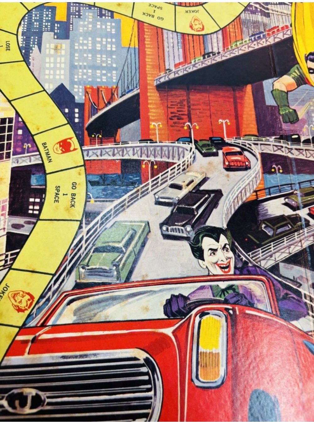 Board Game Hasbro Batman and Robin Capture the Joker No. 2685 Vintage 1965 DC Comics