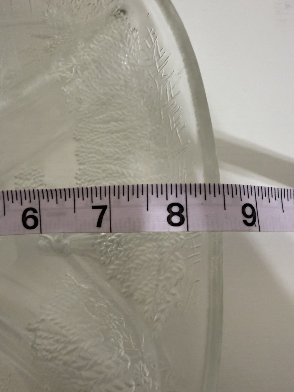 Mikasa walther glass divided dish