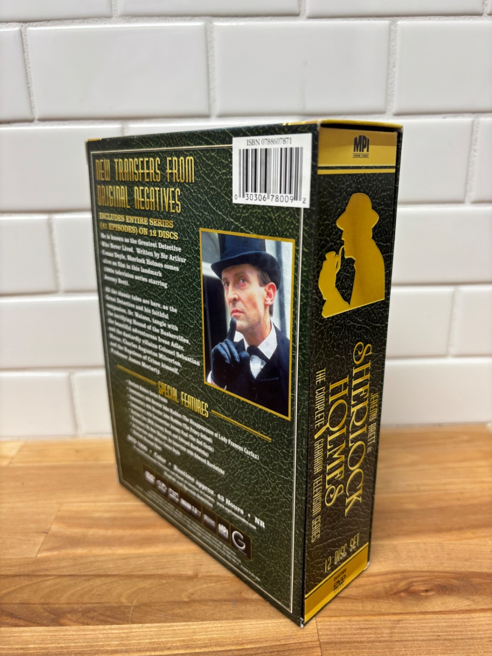 DVD Sherlock Holmes TV Series Complete Granada 12 Disc Box Set Jeremy Brett
