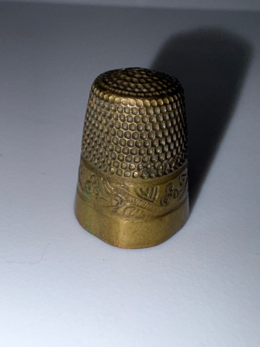 Vintage Brass Sewing Thimbles Set of 2