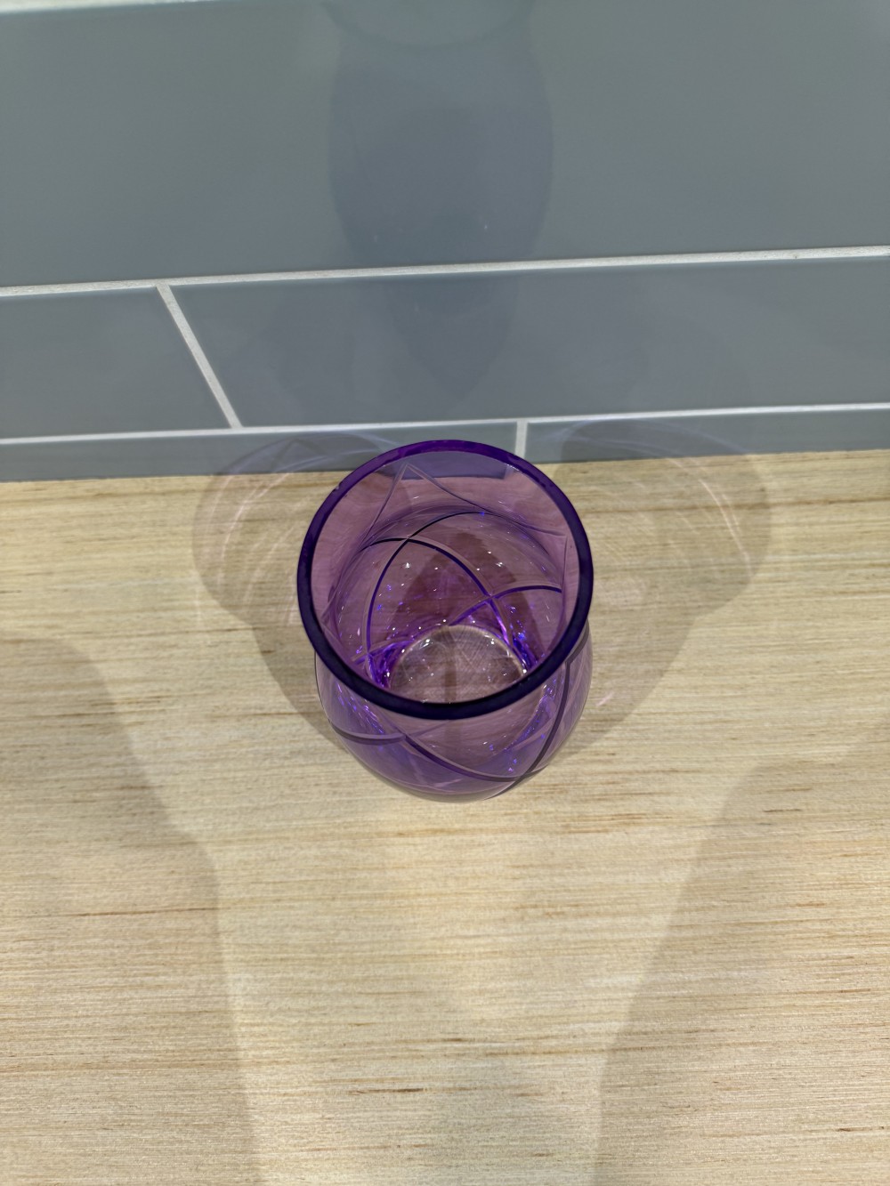 Purple Etched Vase (FTD)