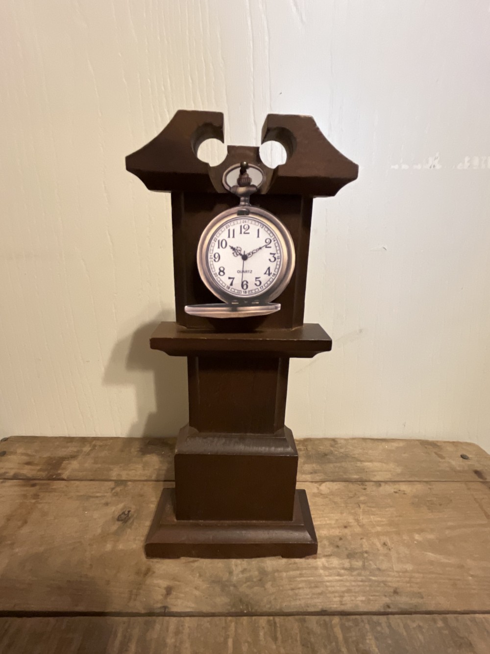 Vtg pocket watch display stand