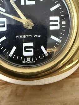 Germany Westclox Travel Alarm Clock