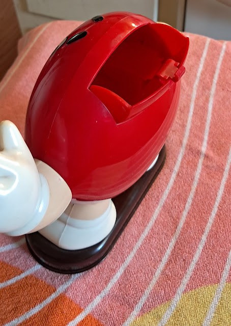 Red Waving M&M Candy Dispenser