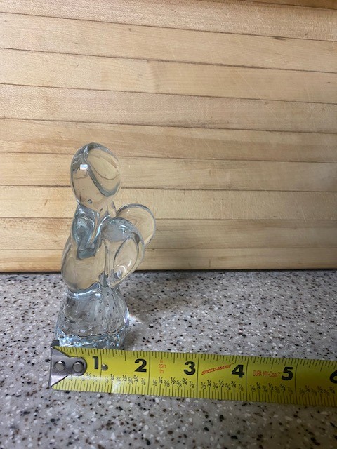 Hand Blown Heavy Glass Angel