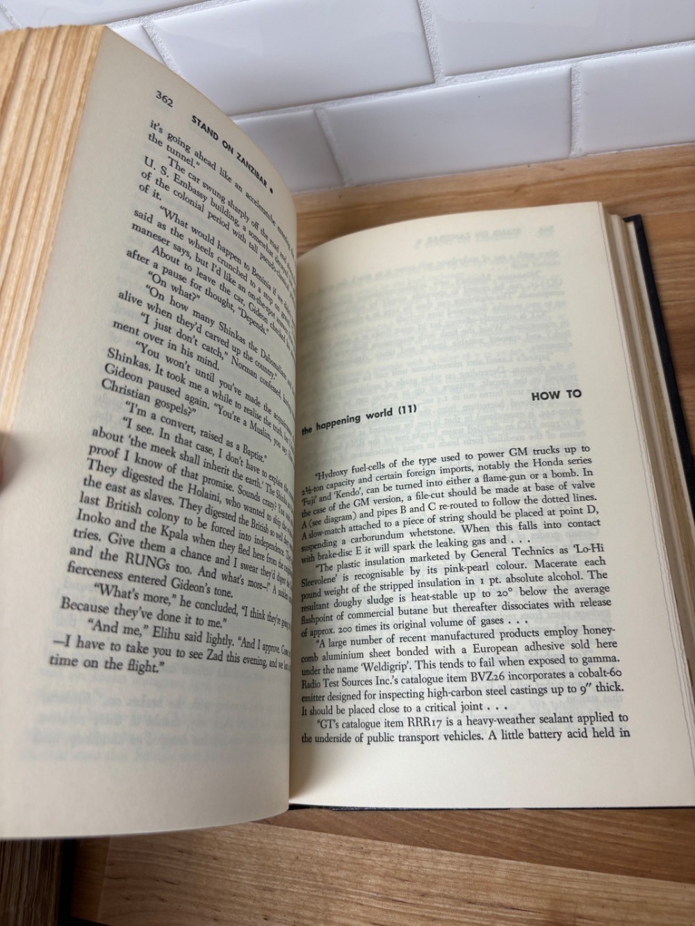 Book Stand on Zanzibar by John Brunner Hardcover 1968 Science Fiction Book Club Edition
