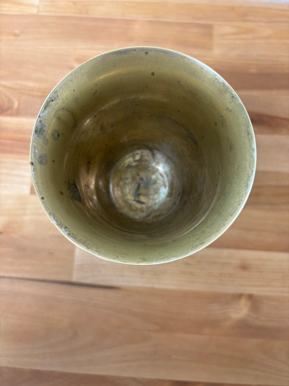 Goblet Leonard Brass Tone Silverplate Vintage Drinkware 7 in