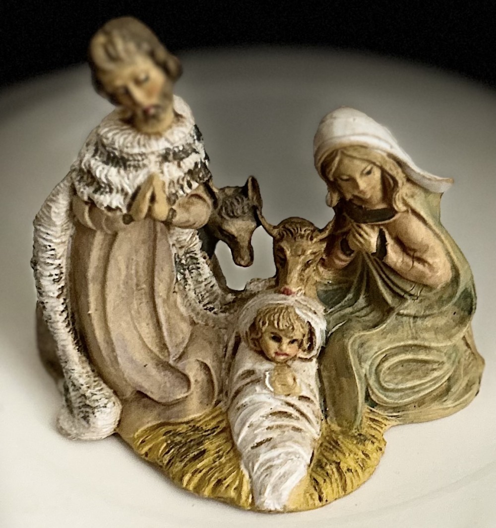 Handcrafted Rustic Wooden Nativity Creche | Holiday Christmas Manger Tabletop Display | Cozy Farmhouse Centerpiece
