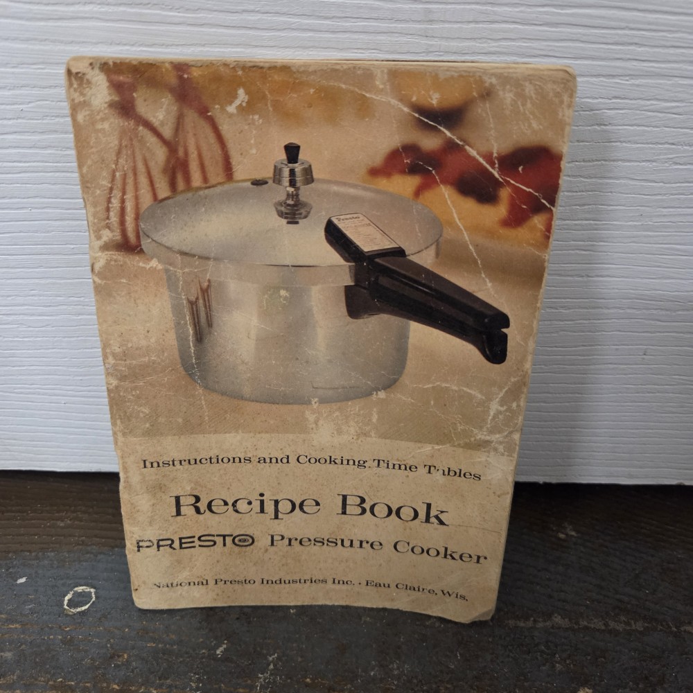 VTG Presto Pressure Cooker Recipe Book