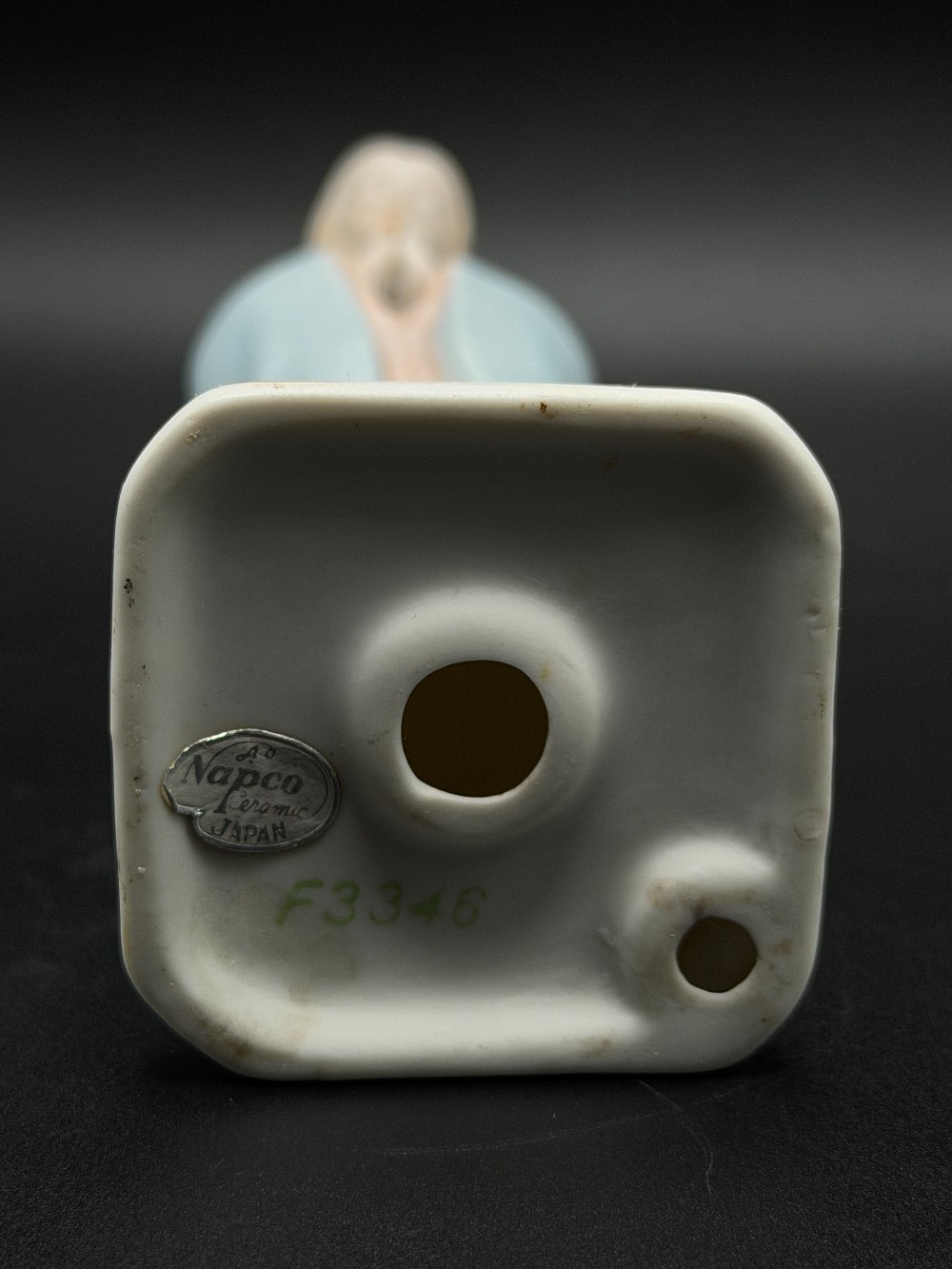 Vintage Mid-Century Pastel Porcelain Mother Mary  Praying Madonna Figurine