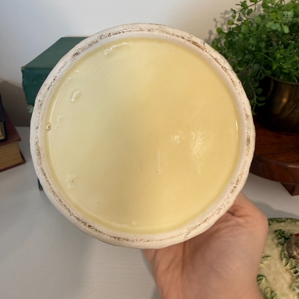 Ceramic Seashell Canister with Lid