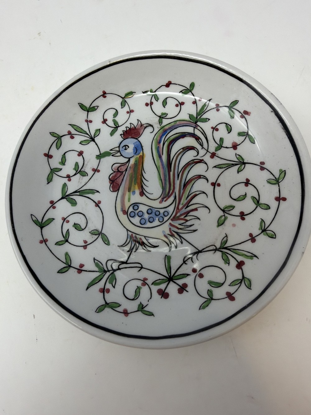 Rooster Ceramic Trinket Dish