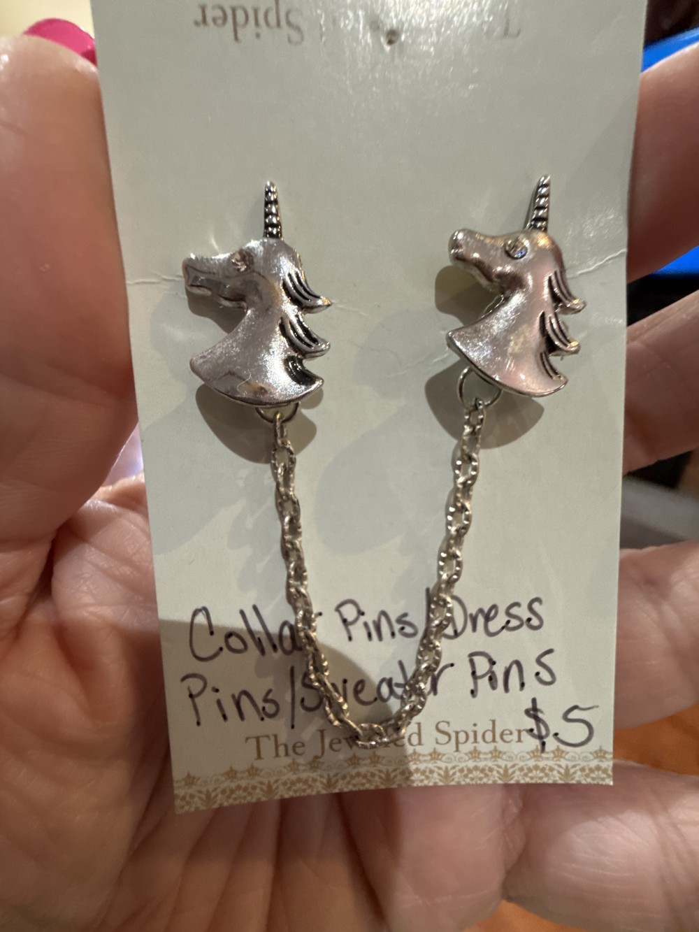 Sweater Pins: Unicorn Medallions, Cloak Pins, Dress Pins