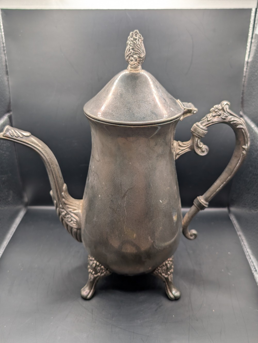 Vintage silver plated teapot
