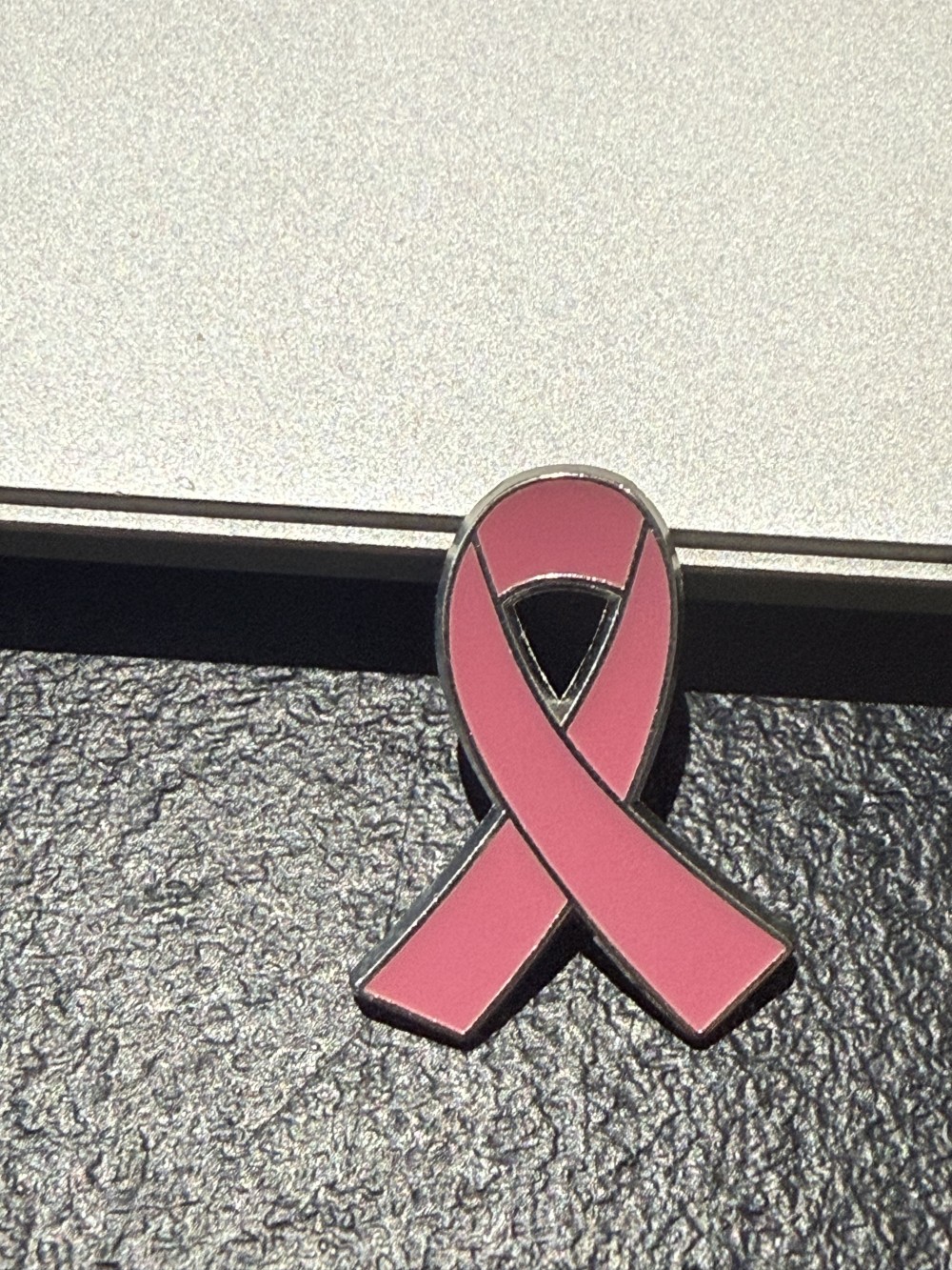 Ribbon Pins - Set of Three, Enamel Pins, Breast Cancer Awareness