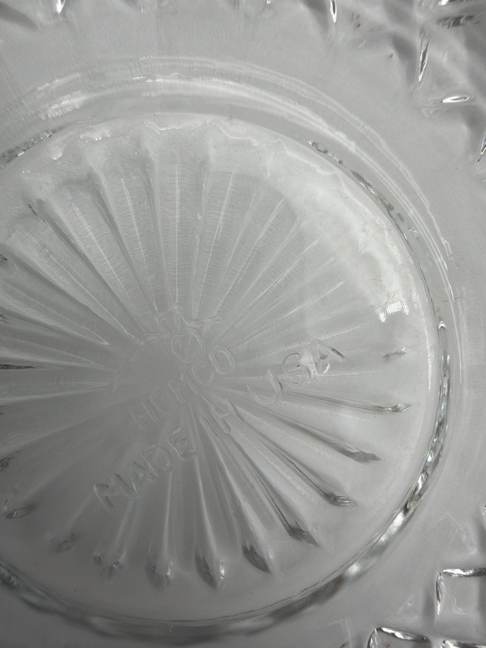 Indiana Glass for HOMCO Crystal Ball Fairy Lamp