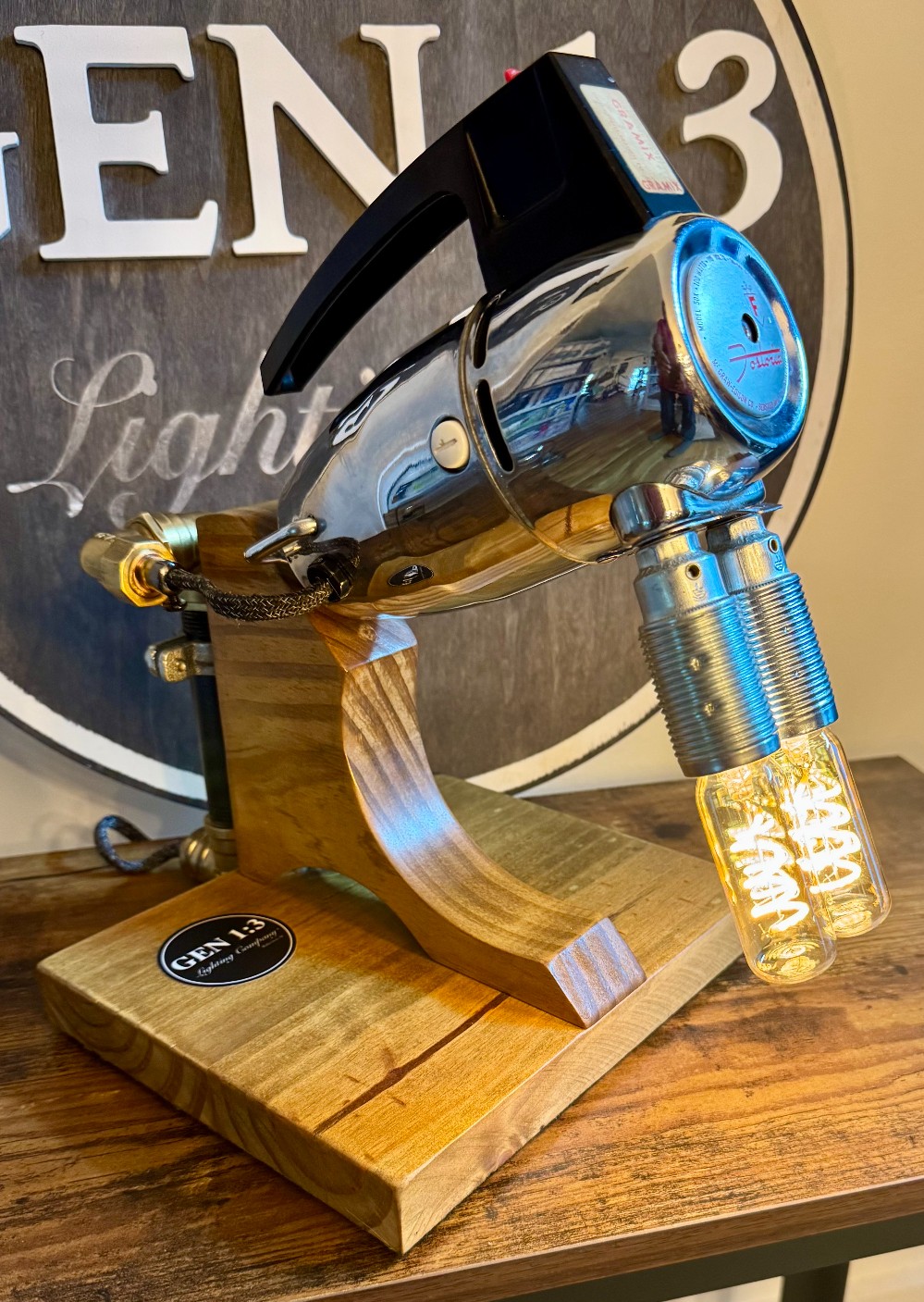 Fostoria Handheld Mixer Lamp