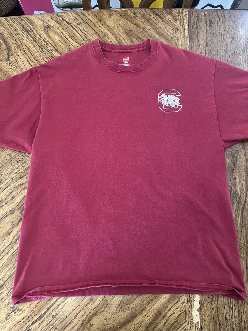 Garnet gamecock shirt, XL