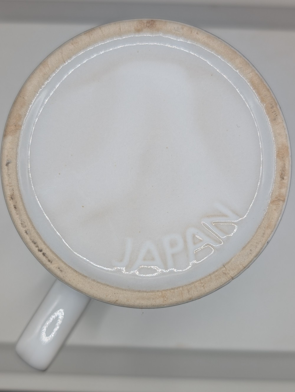 Japan bird mug, as-is
