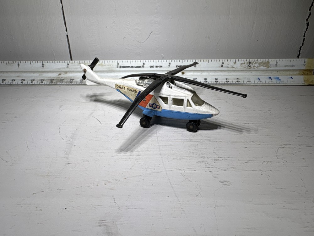 Matchbox Coast Guard Helicopter 1976 As-is