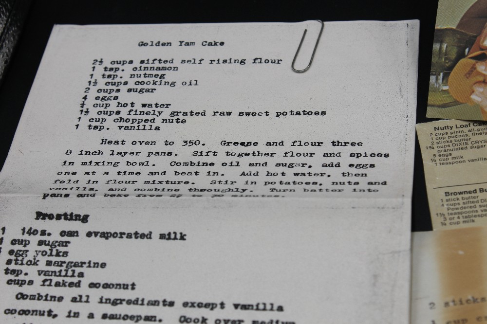 Vtg recipes collection packet