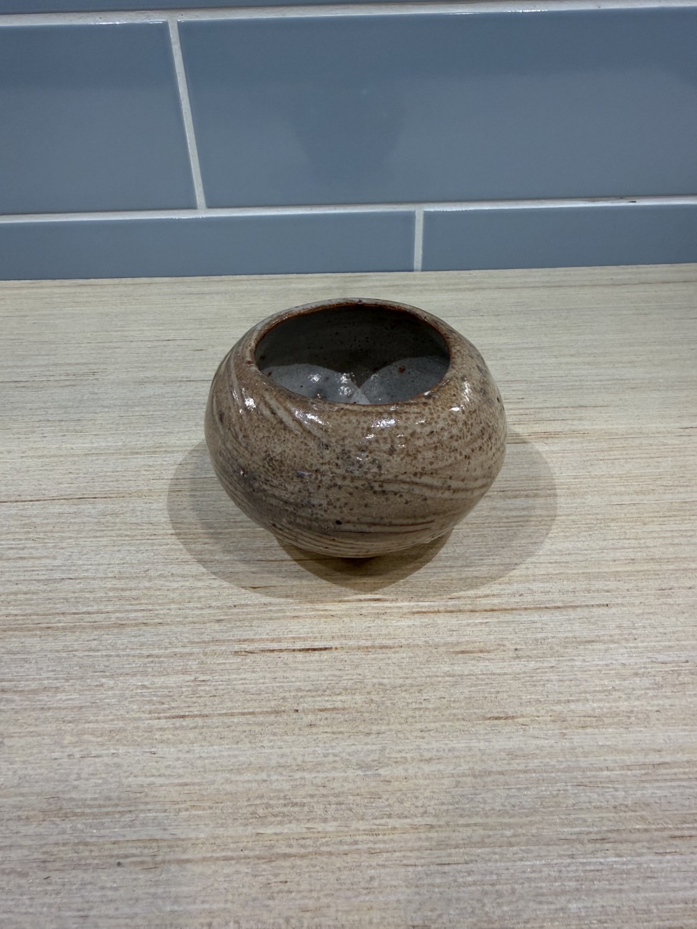 Studio Pottery Brown Glazed Bowl