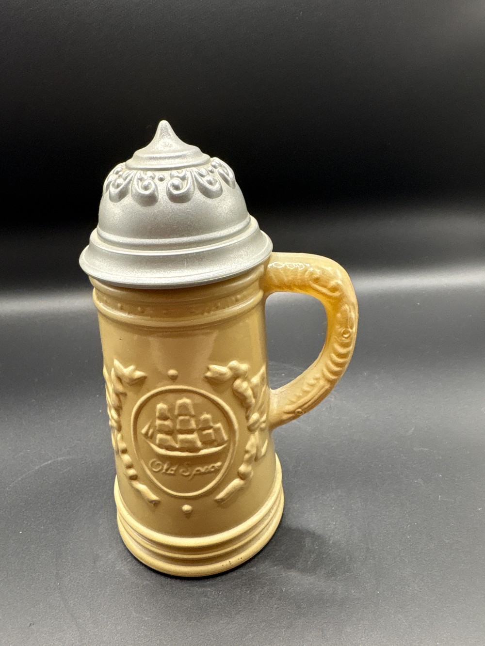 Old Spice Tankard Decanter For Aftershave Lotion - Empty - ~5.5 in H