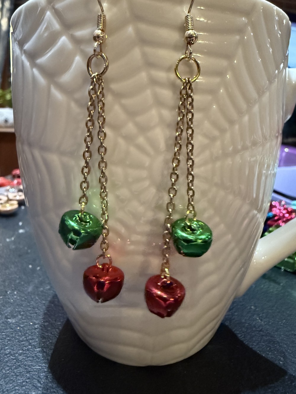 Earrings - Christmas Jingle Bells - Two