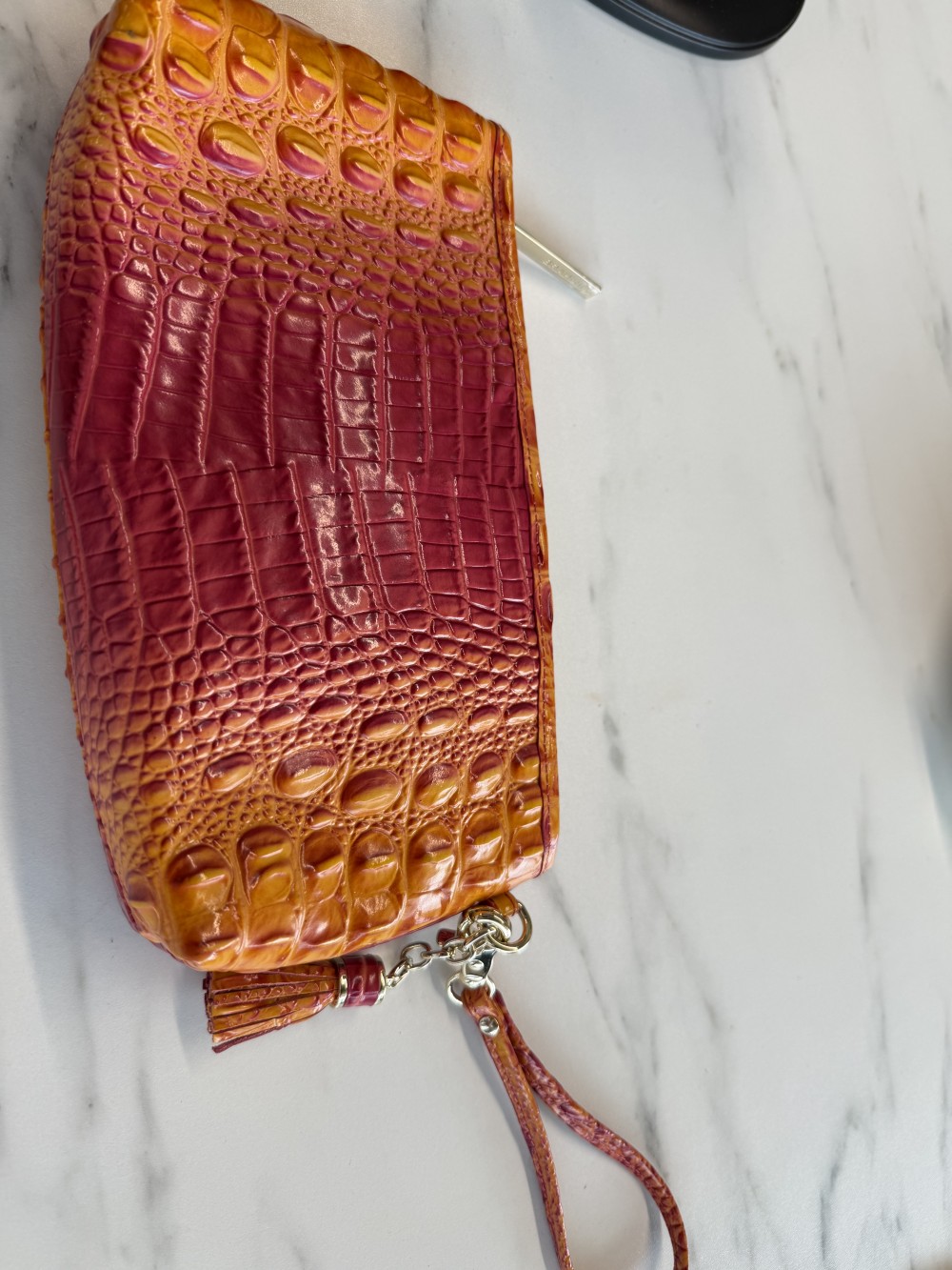 Brahmin Passion Fruit Wristlet NWOT
