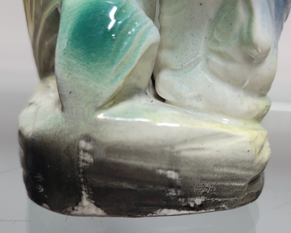 VTG 1950s Lustreware Japan Elephants vase, AS IS