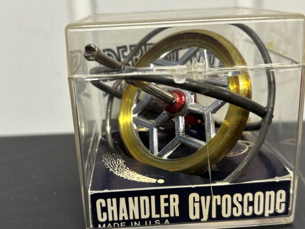 Vintage Chandler Gyroscope Toy by TEDCO – Made in USA (With Original Box)