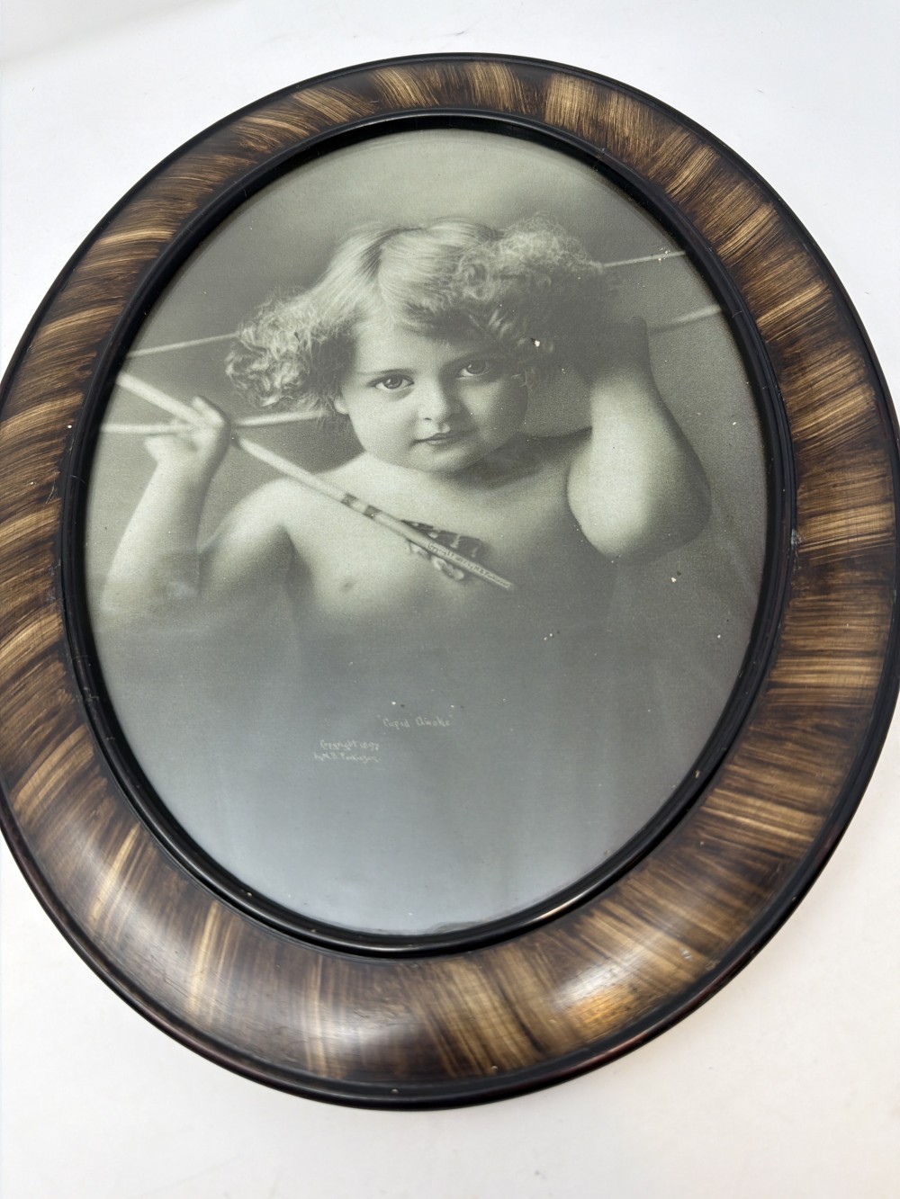 Antique “Cupid Awake” Print – c. 1890s