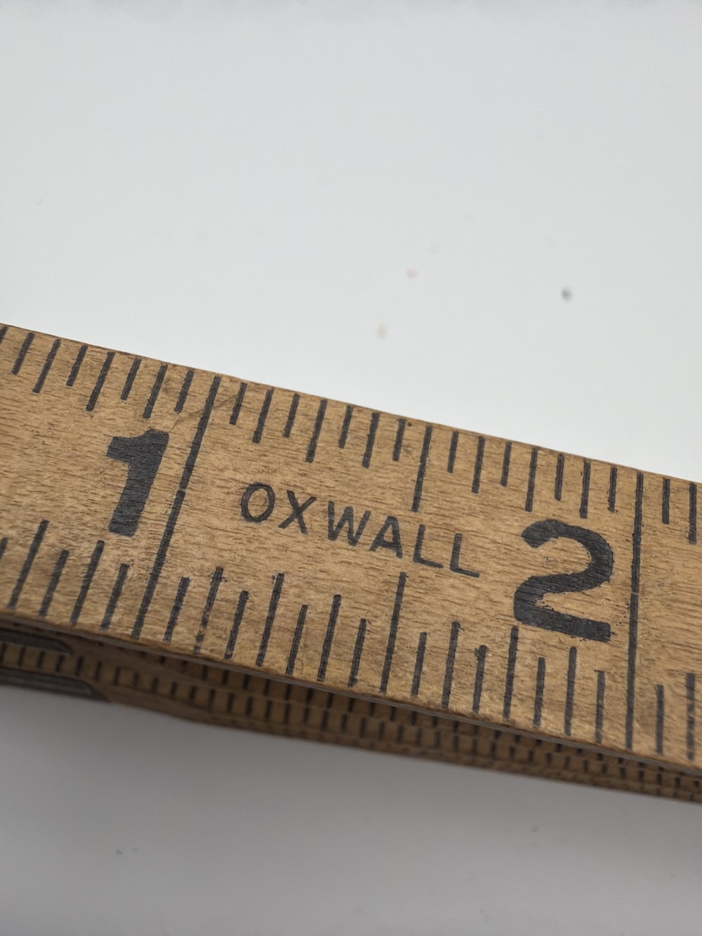 Vintage Folding Wood Ruler