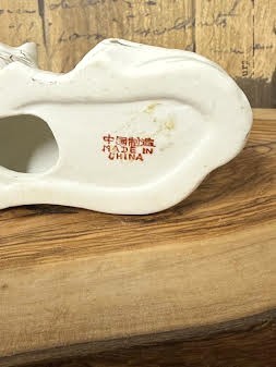 White Kitty Cat Vintage Cat Figurine