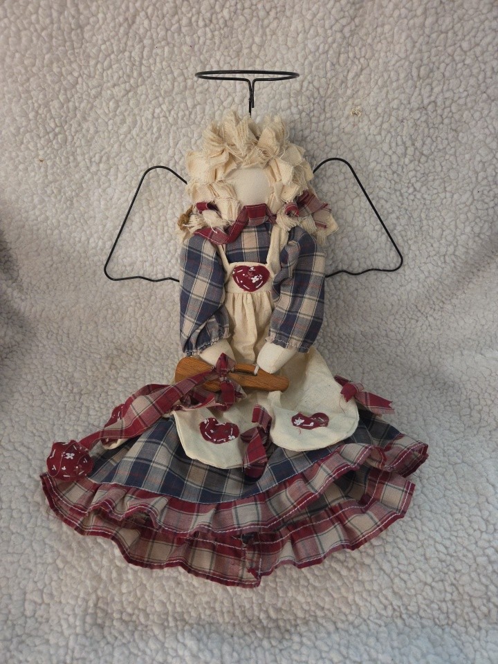 VTG Country Ragdoll Angel Wall Hanging