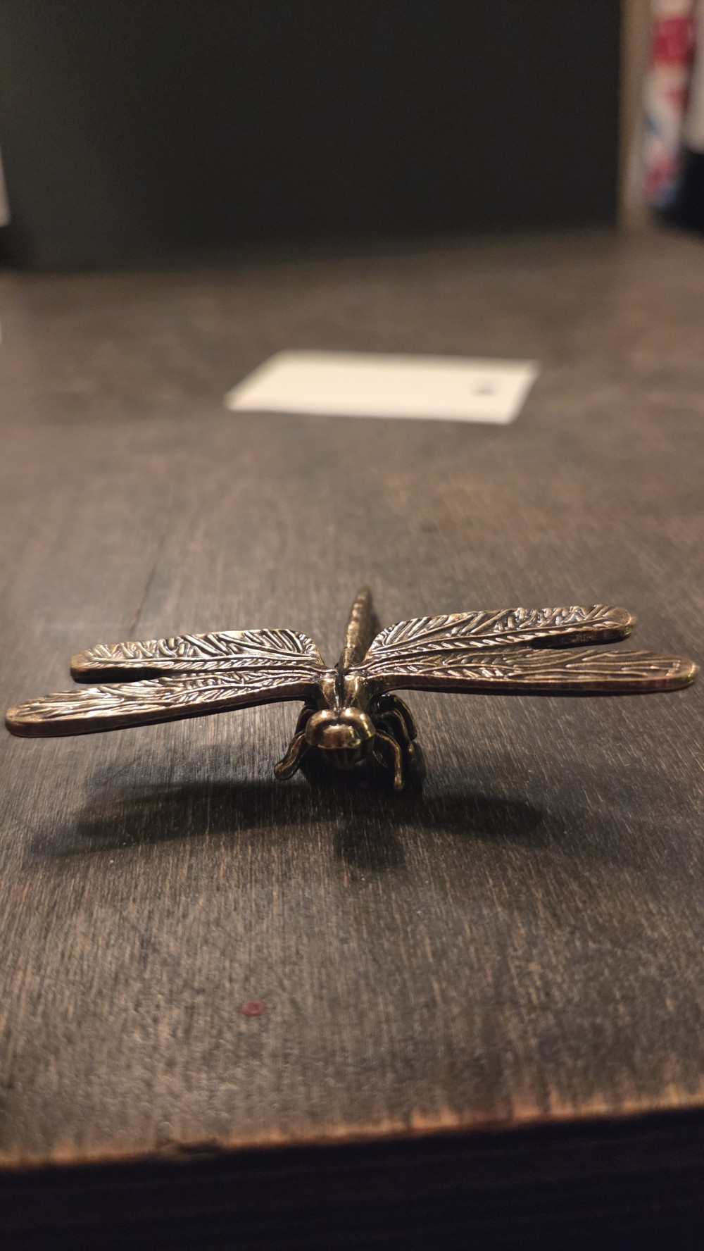 DO-1811 miniature brass dragonfly