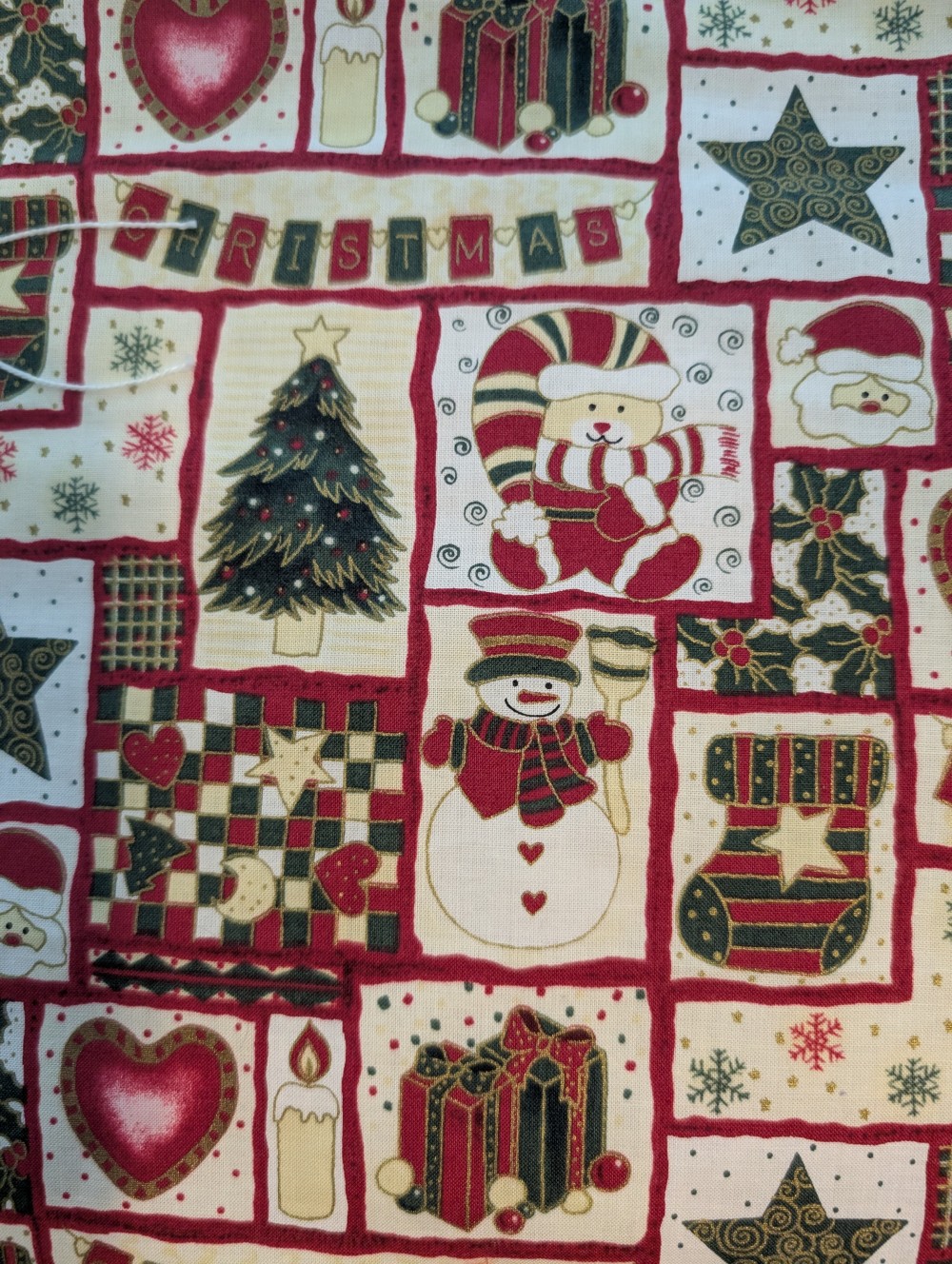 Handmade Christmas quilt app. 79