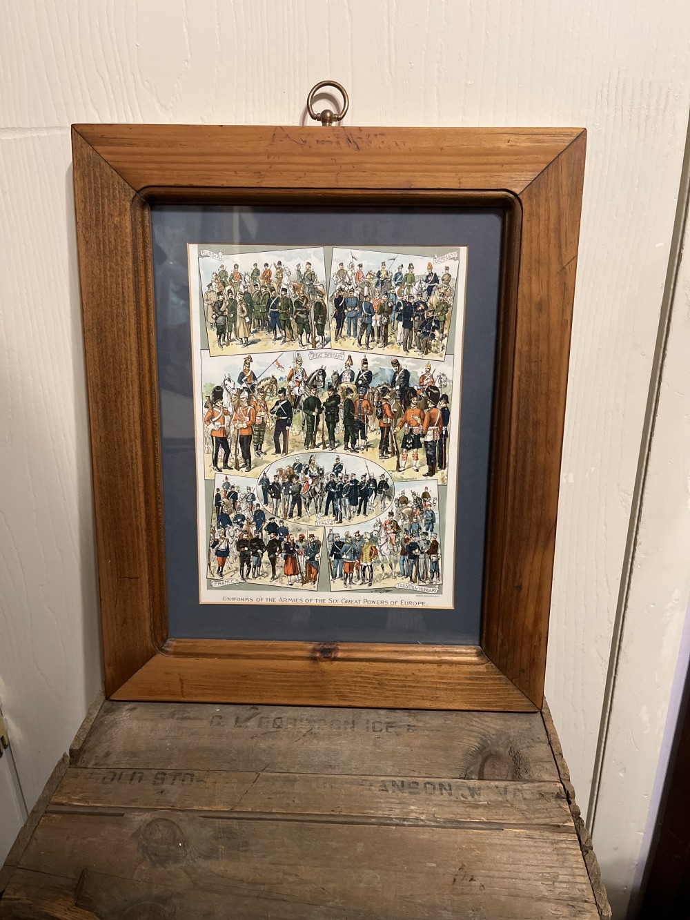 1900s Armies of Europe lithograph