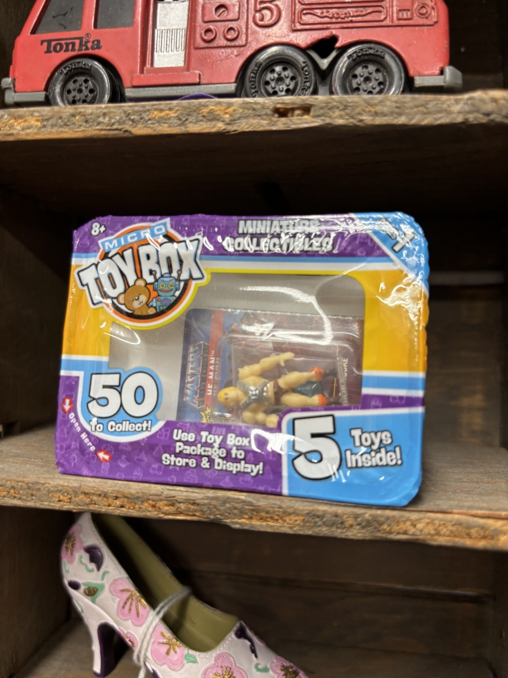 Micro Toy Box Series 1  - 5 miniature retro toys