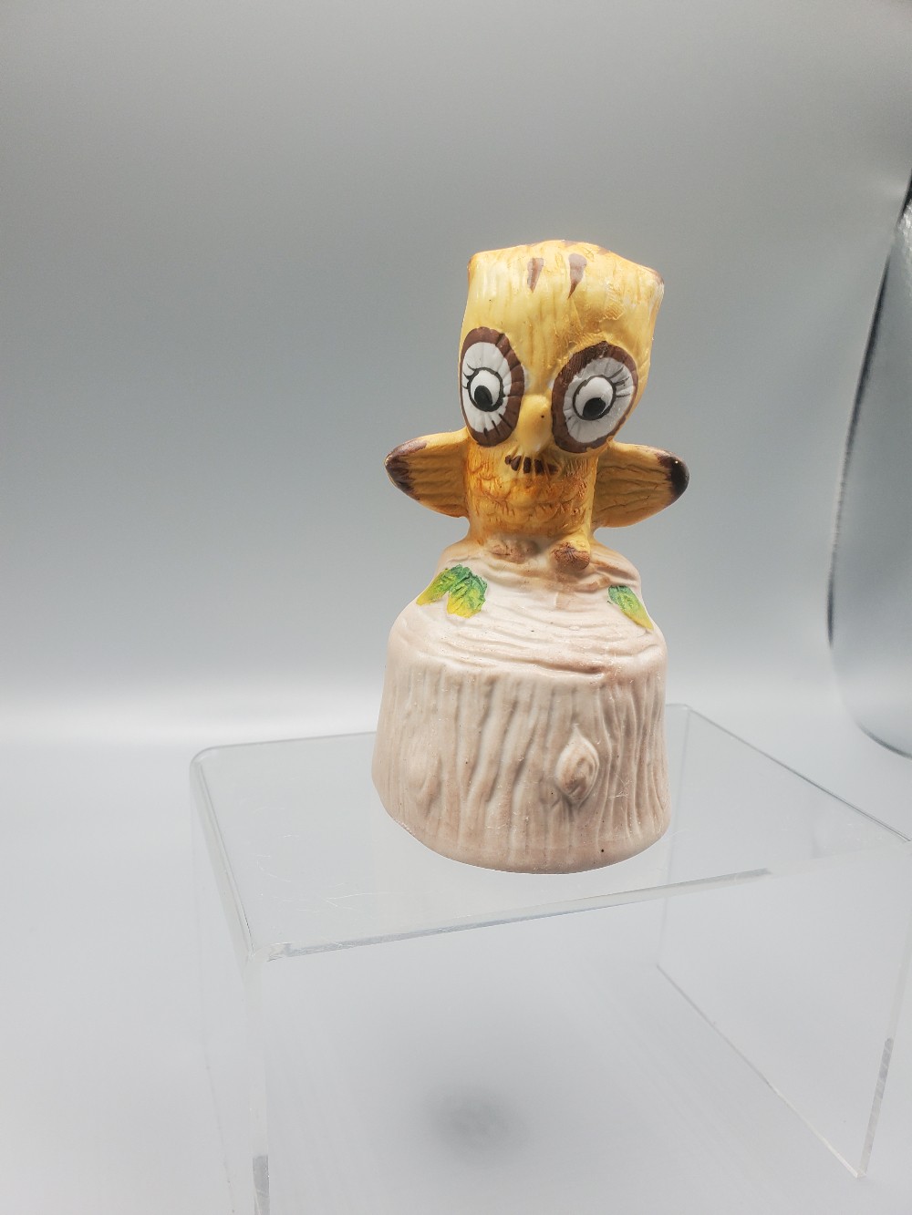 Vintage Ceramic Owl Bell